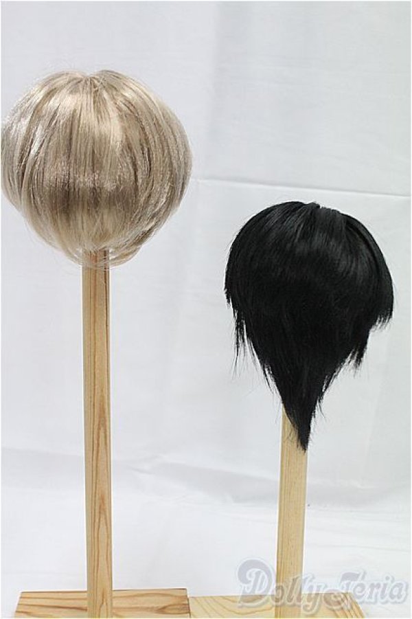 画像2: 8-9inch/ウィッグ/インチ　BJD　MJD　ドール用 I-25-10-26-012-KD-ZI (2)