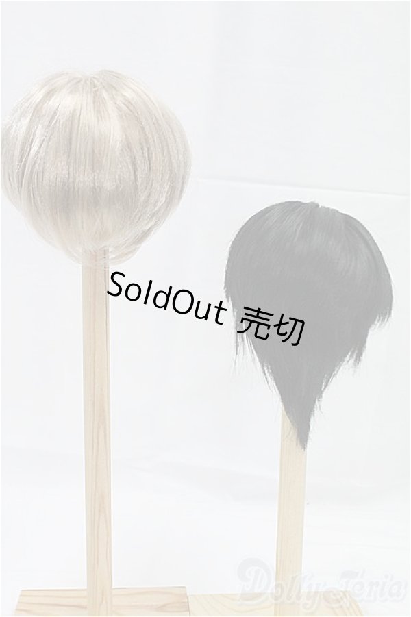 画像2: 8-9inch/ウィッグ/インチ　BJD　MJD　ドール用 I-25-10-26-012-KD-ZI (2)