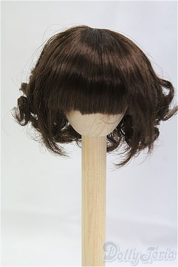 画像1: 6-7inch/ウィッグ/インチ　BJD　MJD　ドール用 I-25-10-26-025-KD-ZI (1)