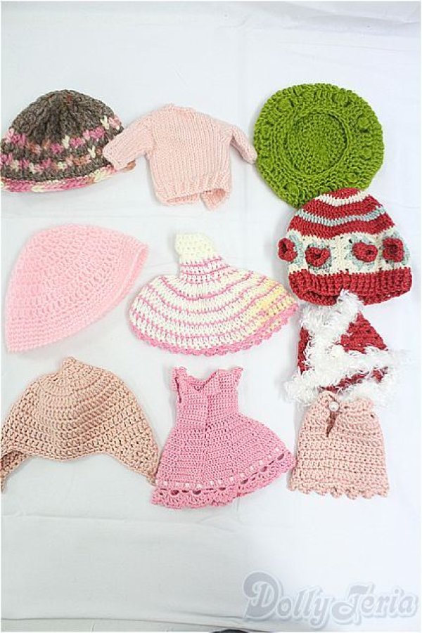 画像1: 1/6サイズドール/OF:衣装　ニットまとめて/0 I-25-10-19-317-KD-ZI (1)