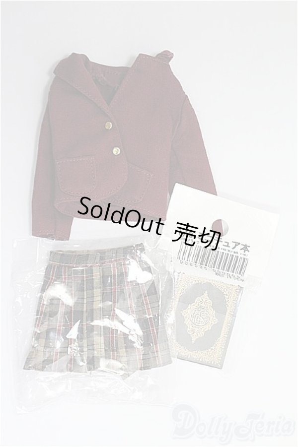 画像1: 22cmサイズドール/OF:衣装　制服　本セット/0 I-25-11-02-190-KD-ZI (1)