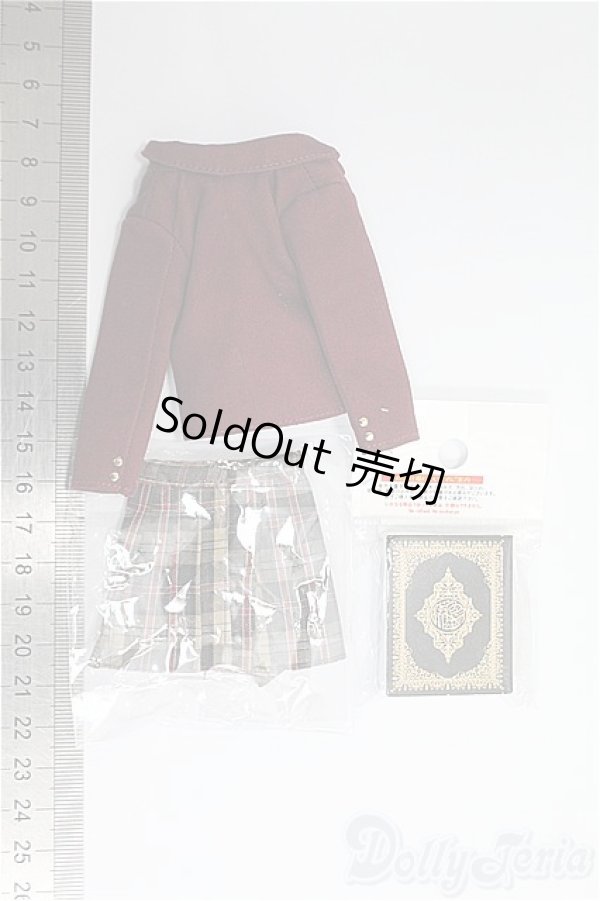 画像2: 22cmサイズドール/OF:衣装　制服　本セット/0 I-25-11-02-190-KD-ZI (2)