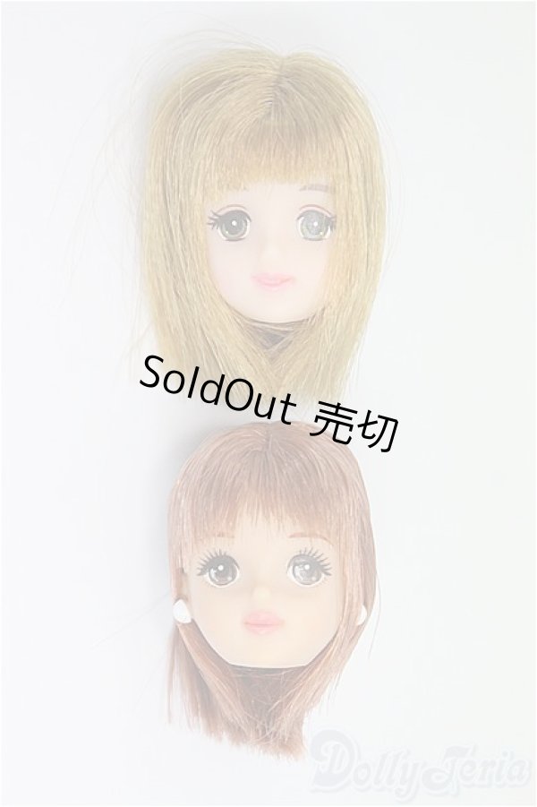 画像1: ジェニーフレンド/ヘッドのみ2点（エリーゼ・たまき）/BJD　球体関節人形 I-25-11-02-282-KD-ZI (1)