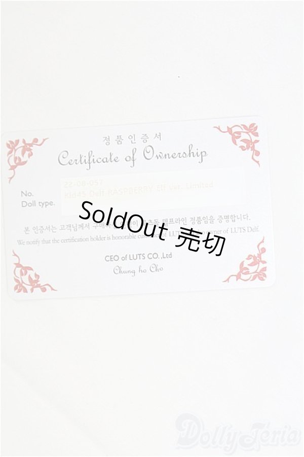 画像9: LUTS Kid45 Delf RASPBERRY Elf ver./BJD　球体関節人形 I-25-11-09-305-KD-ZI (9)