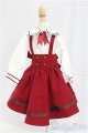 画像: SDM/OF:ボルドーサスペンダーセット・ミニ/1/4　40ｃｍ　BJD　MJD　衣装　ドール用 I-25-11-16-033-KD-ZI