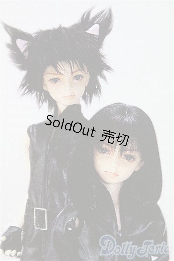 画像1: SD13男の子/黒猫ルカ/BJD　球体関節人形 I-25-11-23-130-KD-ZI (1)
