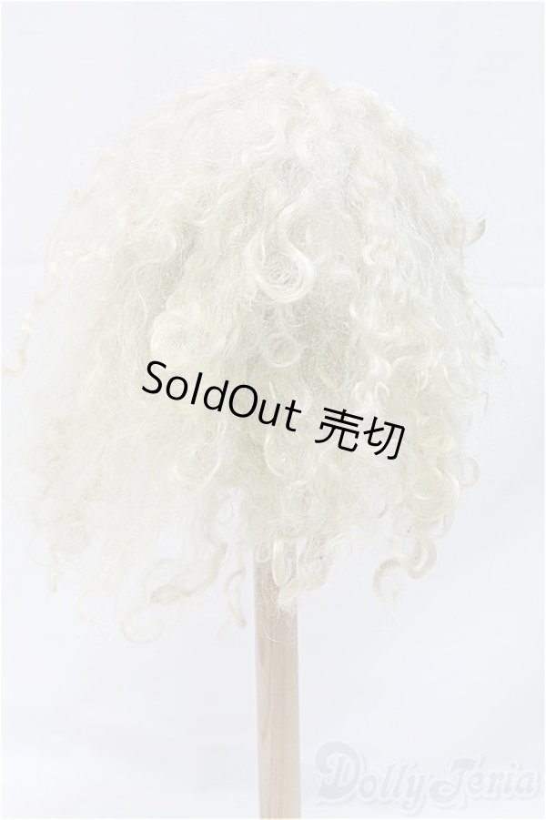 画像2: 9-10inch/モヘアウィッグ/インチ　BJD　MJD　ドール用 I-25-11-30-155-KD-ZI (2)