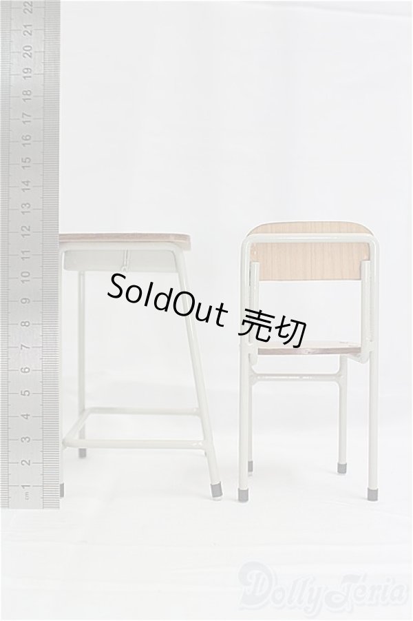 画像2: AZONE/あぞプラシリーズ1/6学校の机と椅子/0 I-25-11-30-213-KD-ZI (2)