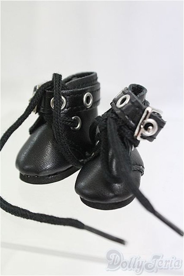 画像1: 20cmサイズドール/OF:靴 I-25-12-07-090-KD-ZI (1)