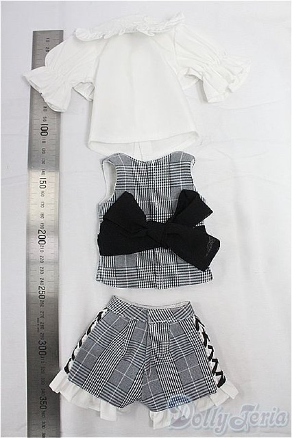 画像2: MDD/OF:乙女キュロットセット(グレー)・ミニ I-25-12-14-082-KD-ZI (2)