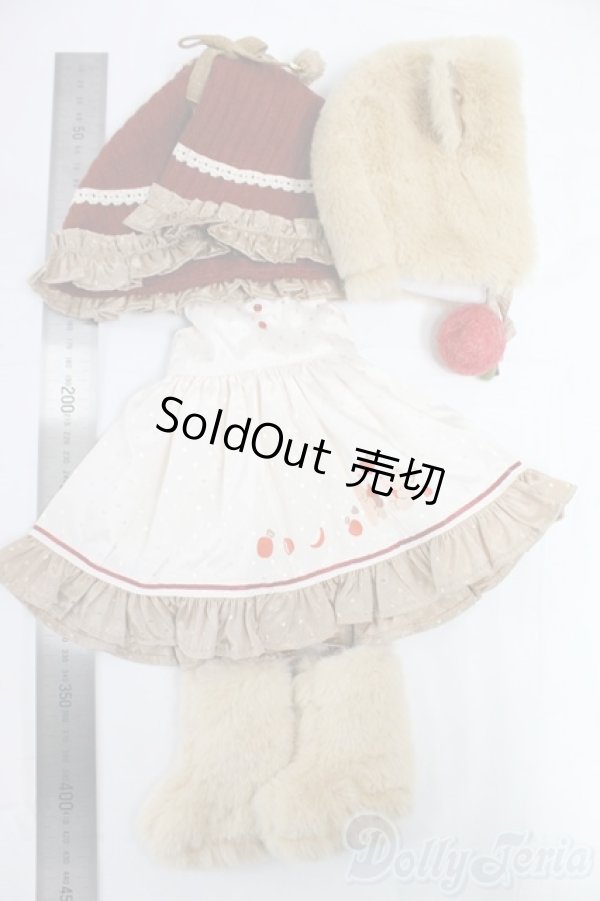 画像5: MDD/OF:木茶動物園様製　リンゴベアー I-25-12-21-182-KD-ZI (5)