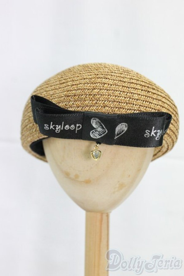 画像1: MDD/OF:おリボン付編み帽子(skyloops様)/0 I-25-12-21-150-KD-ZI (1)