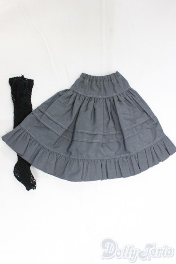 画像1: SDM＆MSD/OF:スカート/1/4　40ｃｍ　BJD　MJD　衣装　ドール用 I-25-12-21-252-KD-ZI (1)