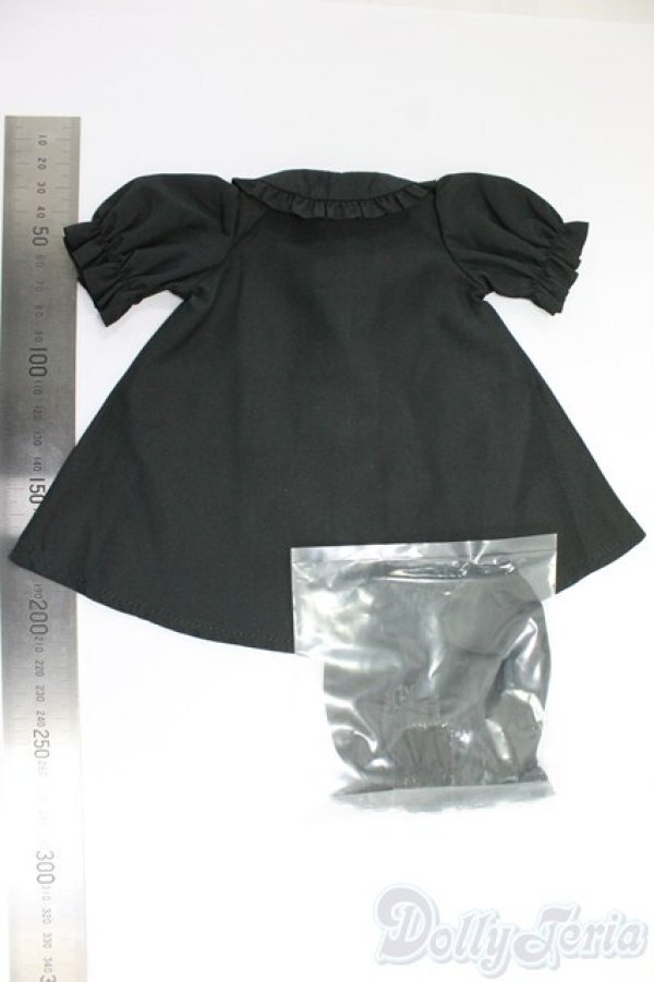 画像2: SDM＆MSD/OF:VOLKS製2wayブラウスワンピ（黒）・ミニ/1/4　40ｃｍ　BJD　MJD　衣装　ドール用 I-25-12-21-239-KD-ZI (2)