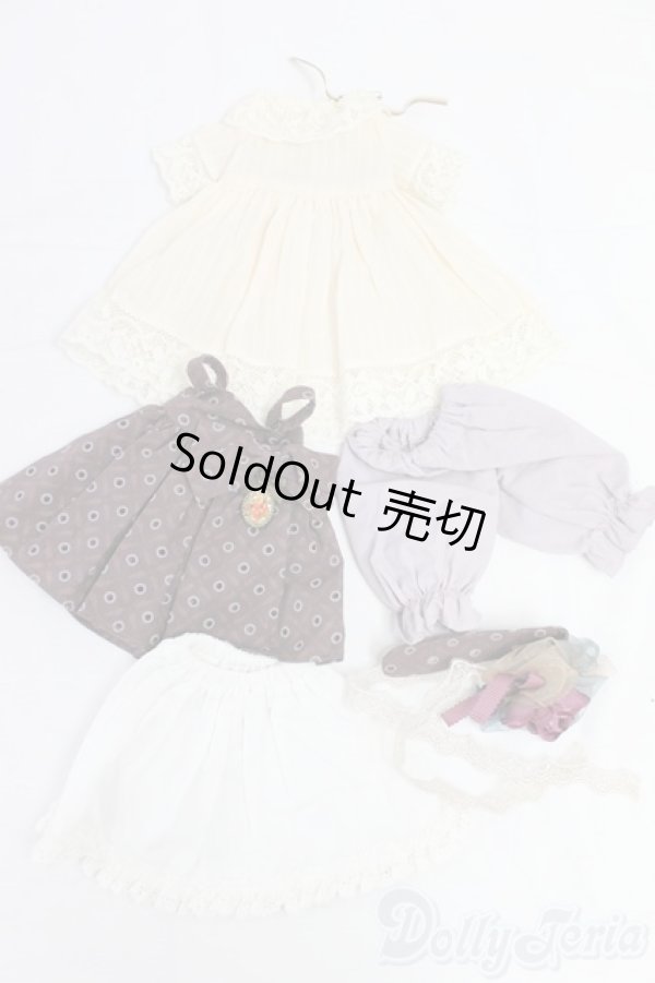 画像1: 幼SD/OF:ドレス/1/6　30ｃｍ　BJD　MJD　衣装　ドール用 I-26-01-04-120-KD-ZI (1)