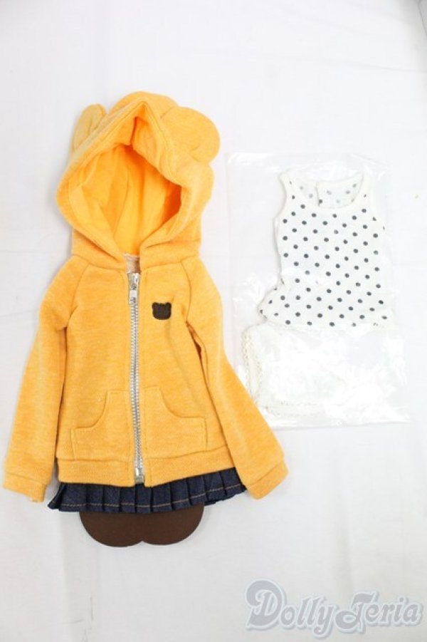 画像1: SDM＆MSD/OF:クマ耳パーカーセット・ミニ ：VOLKS製製 I-26-01-11-012-KD-ZI (1)