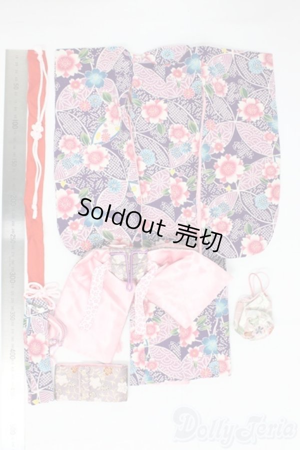 画像2: SDM＆MSD/OF:着物セット/1/4　40ｃｍ　BJD　MJD　衣装　ドール用 I-26-01-11-154-KD-ZI (2)