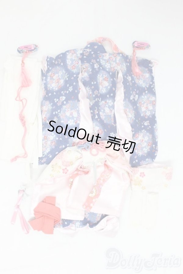 画像2: SDM＆MSD/OF:着物セット/1/4　40ｃｍ　BJD　MJD　衣装　ドール用 I-26-01-11-155-KD-ZI (2)