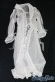 画像: SD＆DD/OF:ホワイトシフォンガウン/1/3　60ｃｍ　BJD　MJD　衣装　ドール用 I-26-01-11-217-KD-ZI