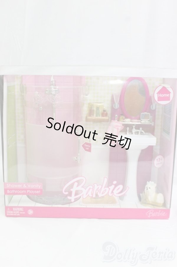 画像1: Matel/Brbie　Shower＆Vanity 　Bathroom　Playset/ファッションドール　衣装 I-26-01-25-163-KD-ZI (1)