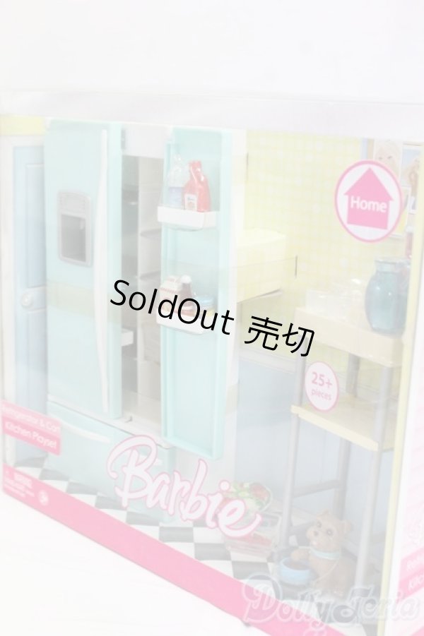 画像3: Barbie Refrigerator＆Cart　Kitchen　Playset/ファッションドール　衣装 I-26-01-25-164-KD-ZI (3)