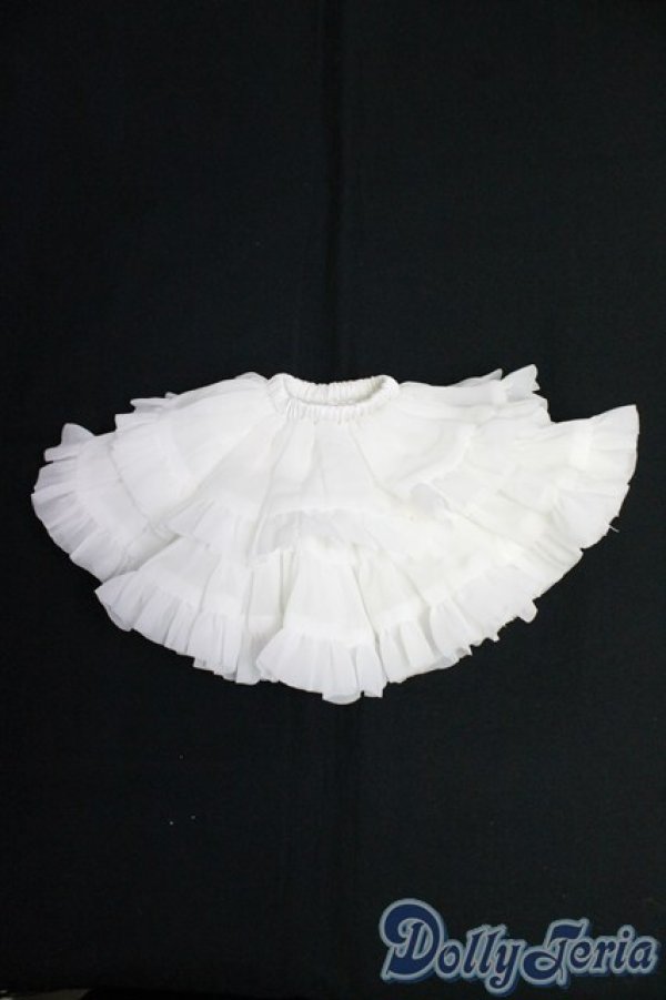 画像1: MSD/OF:ぽんぽんパニエ（ホワイト）・ミニ I-26-02-01-093-KD-ZI (1)