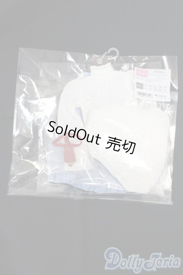 画像1: MSD/OF衣装セット:ラブリーブルーワンピースセット・ミニ(ボークス) I-26-02-01-223-KD-ZI (1)