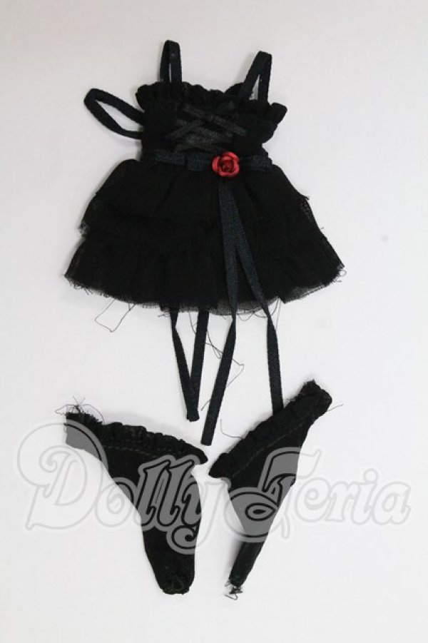 画像1: azone/OF:1/12薔薇シフォンワンピース I-26-02-15-104-KD-ZI (1)