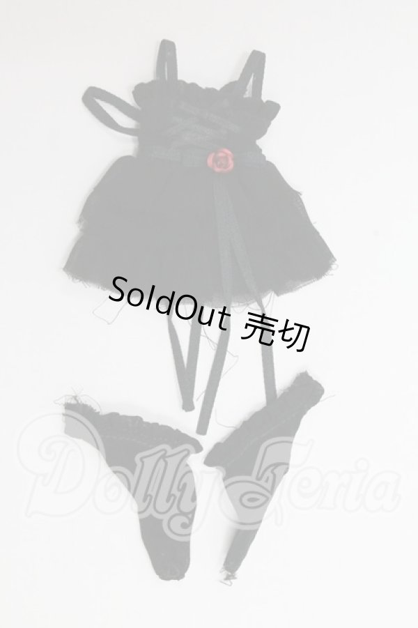 画像1: azone/OF:1/12薔薇シフォンワンピース I-26-02-15-104-KD-ZI (1)