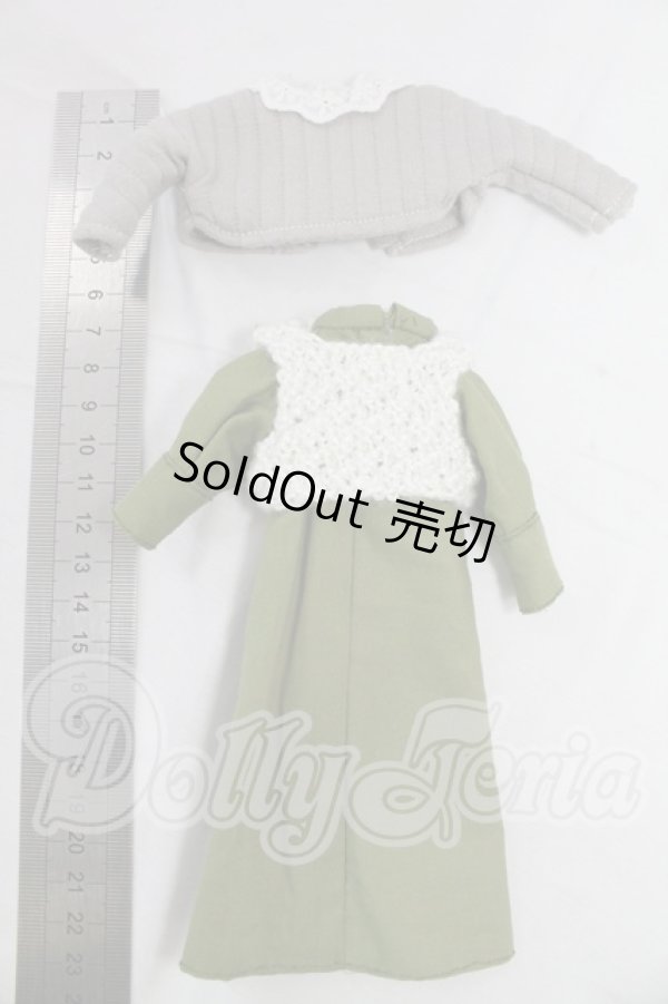 画像2: 22cmサイズドール/OF:衣装 I-26-03-01-086-KD-ZI (2)