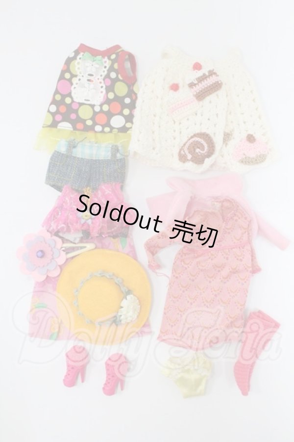 画像1: 22cmサイズドール/OF:衣装 I-26-03-01-225-KD-ZI (1)