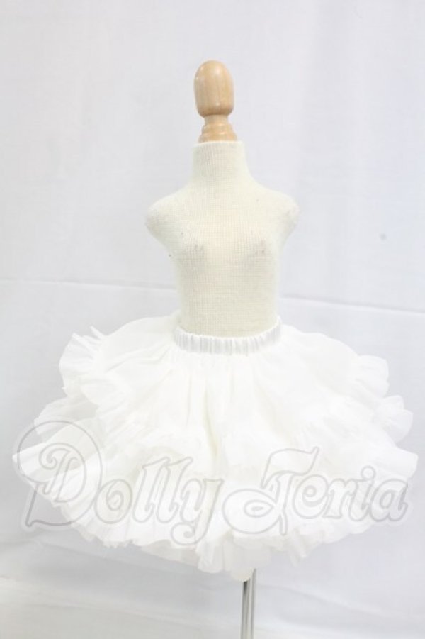 画像1: MSD/OF:ぽんぽんパニエ（ホワイト）・ミニ I-26-03-08-172-KD-ZI (1)