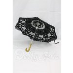 画像: SD/ドルフィー用エレガントノワールレース日傘 I-26-03-15-330-KD-ZI