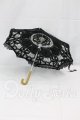 画像: SD/ドルフィー用エレガントノワールレース日傘 I-26-03-15-330-KD-ZI