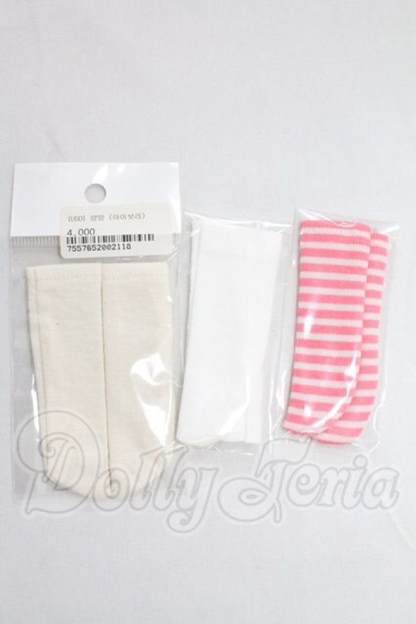 画像1: 幼SD/OF:靴下 I-26-04-05-240-KD-ZI (1)