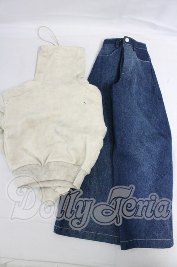 画像1: 75cmサイズドール/OF:衣装 I-26-03-29-147-KD-ZI (1)