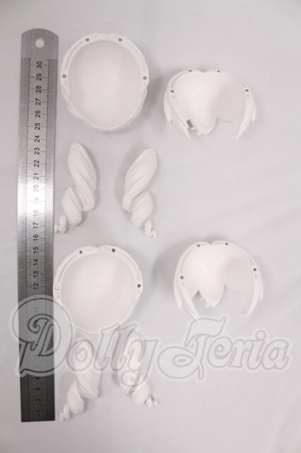 画像2: 1/12/カスタム　髪の毛パーツ　BON BON GALAXY I-26-04-26-182-KD-ZI (2)