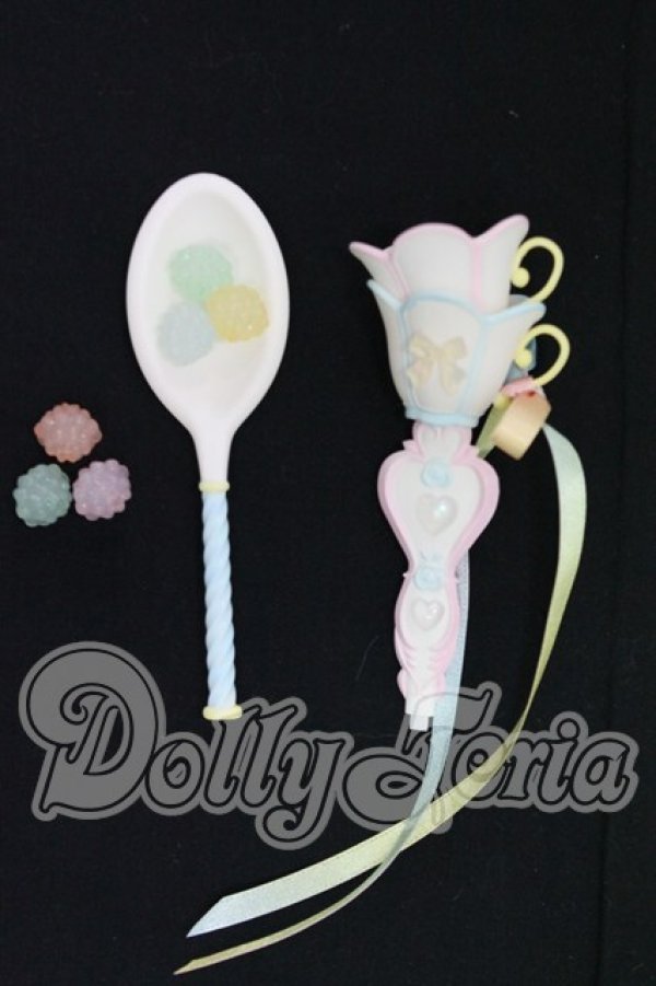 画像1: 1/6サイズドール/OF:小物 　MerryGORound様製/ティータイムステッキ　I-26-04-05-323-KD-ZI (1)