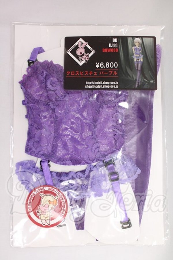 画像1: DD/OF:クロスビスチェ:TcDoll製 I-26-04-12-372-KD-ZI (1)