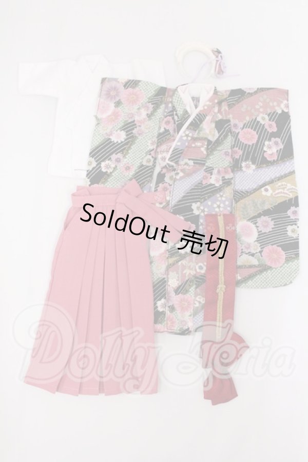 画像1: azoneピュアニーモ/OF:25cmサイズドール　袴 I-26-04-19-092-KD-ZI (1)