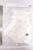 画像2: NDD/OF:白ねこパーカー・ミニ I-26-04-26-361-KD-ZI (2)