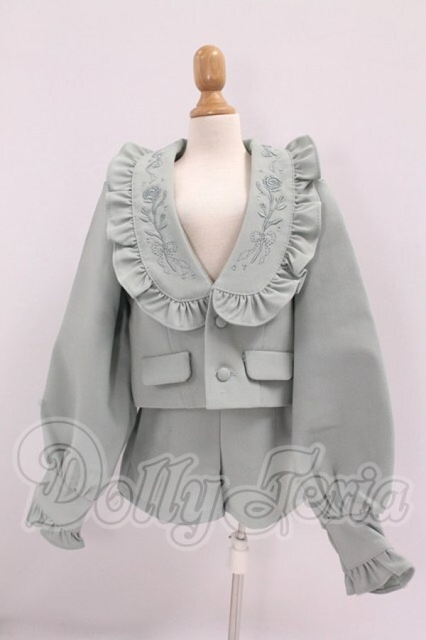 画像1: SDGrB＆SD13男の子/OF:Winter Love Letter刺繍スーツセット：MELODY.C様製 I-26-04-26-358-KD-ZI (1)