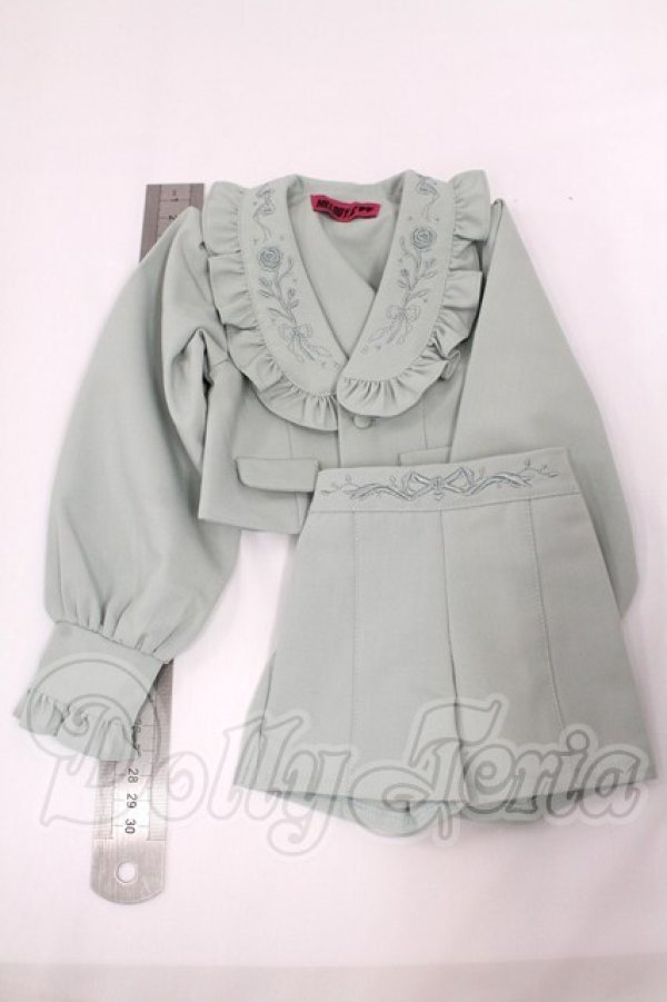 画像3: SDGrB＆SD13男の子/OF:Winter Love Letter刺繍スーツセット：MELODY.C様製 I-26-04-26-358-KD-ZI (3)