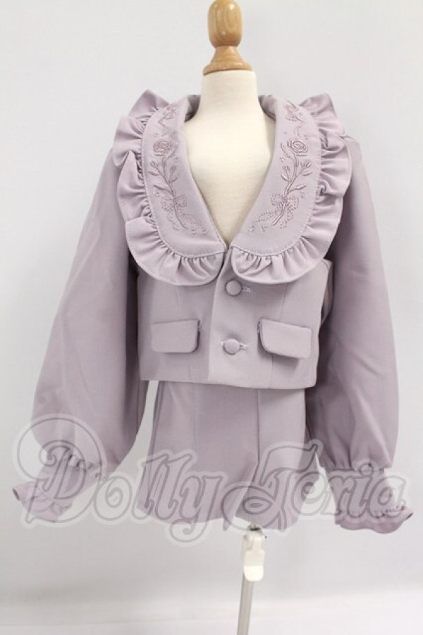 画像1: SDGrB＆SD13男の子/OF:Winter Love Letter刺繍スーツセット：MELODY.C様製 I-26-04-26-357-KD-ZI (1)