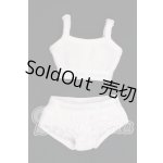 画像: SDM/OF:スポーツブラ&ショーツセット(白)・ミニ I-26-04-26-316-KD-ZI