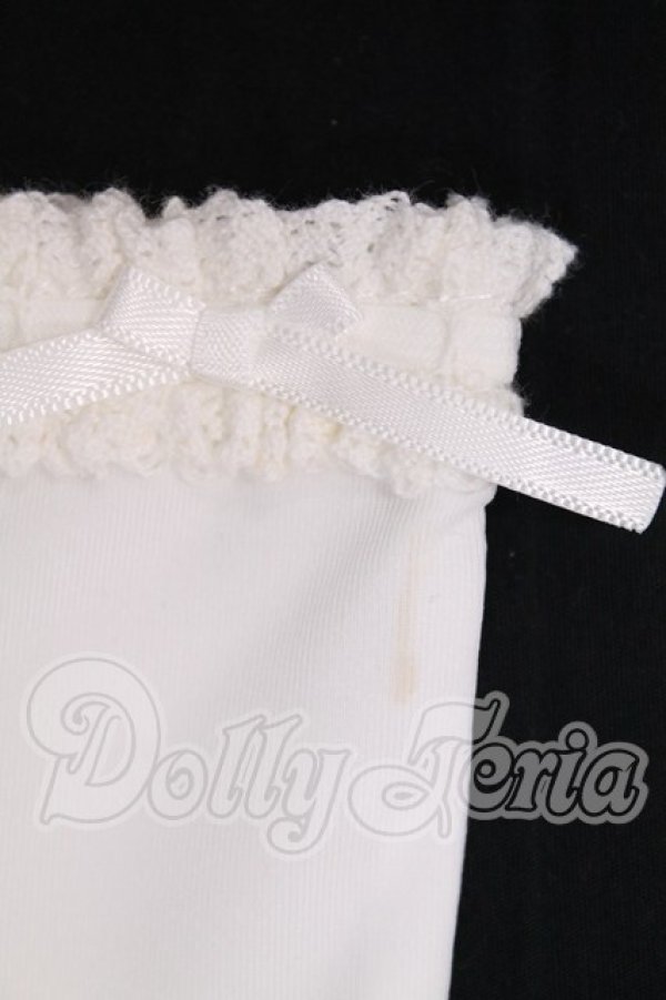 画像3: SDM/レース付きソックス（白）・ミニ I-26-04-26-313-KD-ZI (3)