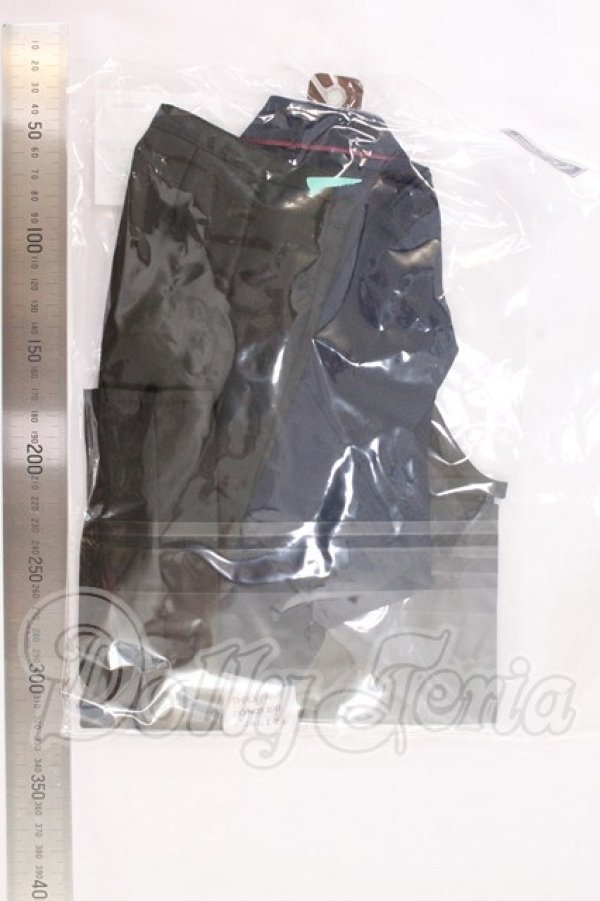 画像2: SD17BOY/OF:ブラックカフェエプロンセット I-26-05-28-079-KD-ZI (2)