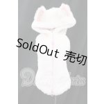 画像: SD/DD/MSD/MDD/OF:もふもふ白ネコパーカー I-26-06-04-128-KD-ZI