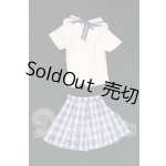 画像: azoneピュアニーモ/OF:25cmサイズドール 衣装 PNM 白襟チェックセーラー服セット I-26-05-21-182-KD-ZI