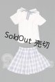 画像: azoneピュアニーモ/OF:25cmサイズドール　衣装　PNM 白襟チェックセーラー服セット I-26-05-21-182-KD-ZI